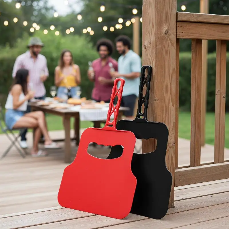 BBQ Hand‑Crank Fan Manual Barbecue Blower Portable Hand‑held Combustion Support Tool For Outdoor Camping Cooking Supplies