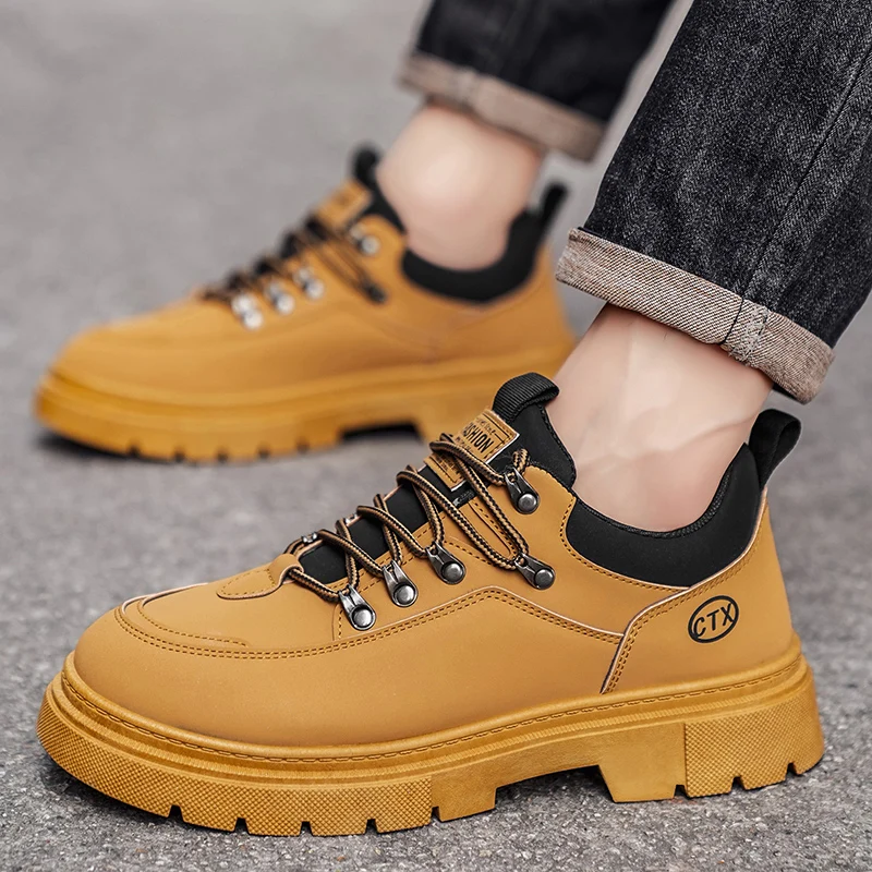 Trendy Street Sports Sneakers Heat Lock Lining Keep Feet Cozy, Water Resistant Outer Anti Abrasion for Casual Fashion Matching