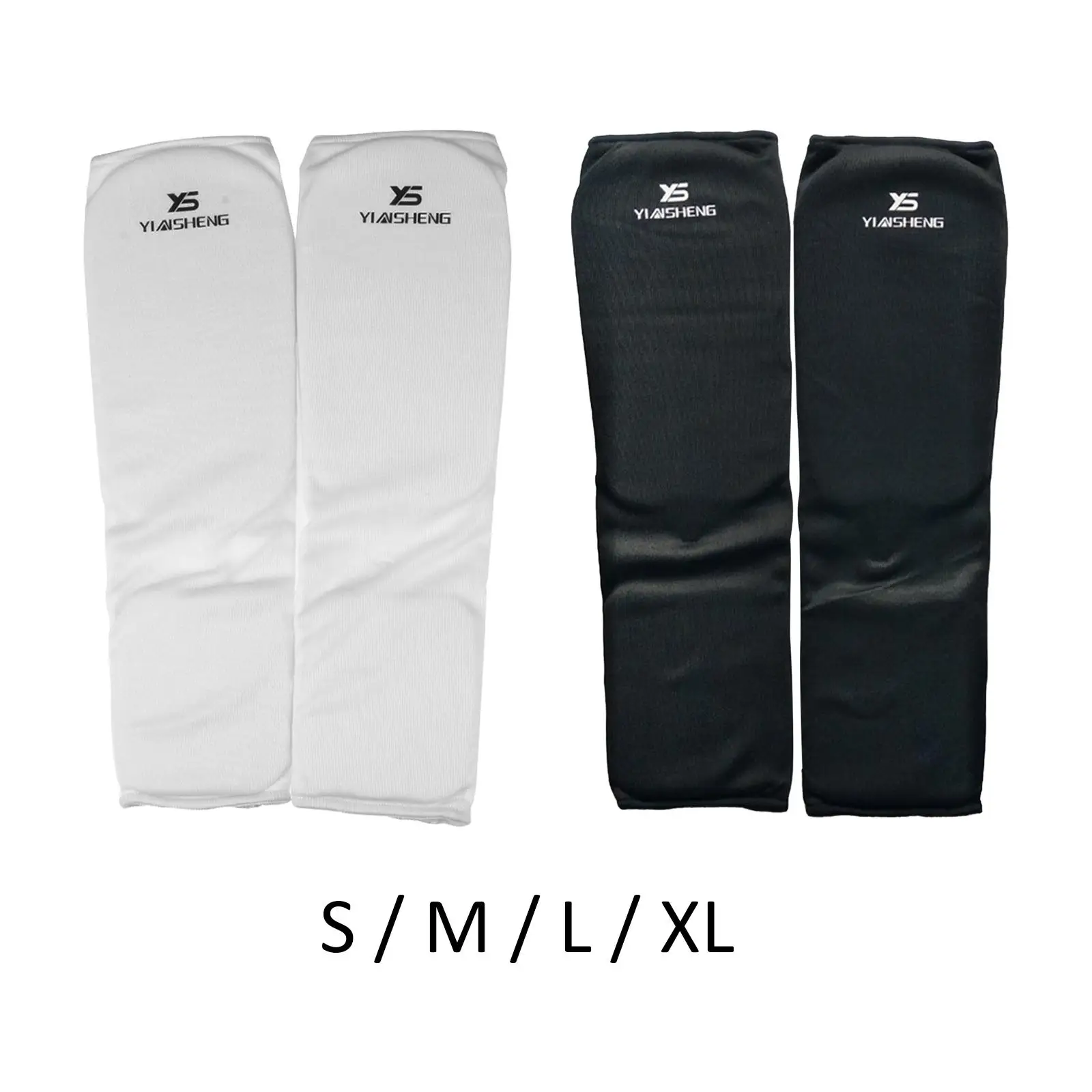 Kickboxing Shin Instep Guards Shin Instep Protector Elastic Comfortable Leg Instep Protection Pads for Martial Arts Mma Sanda