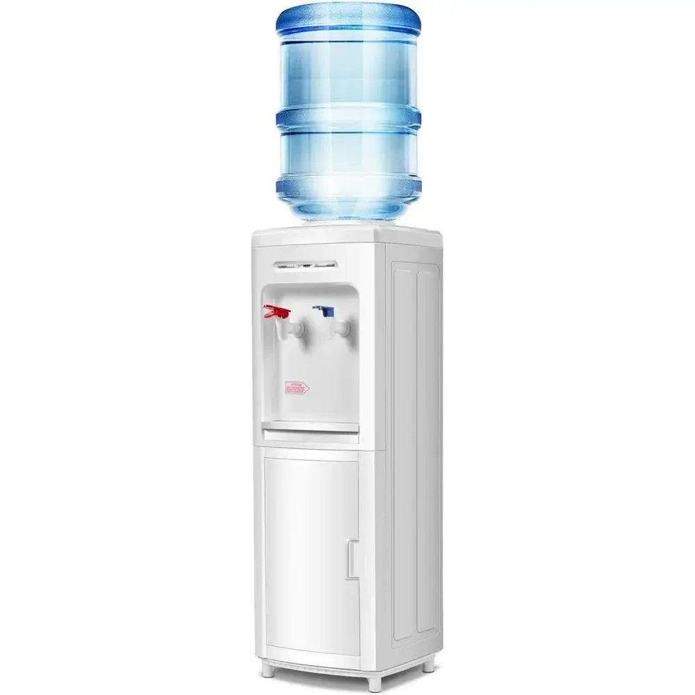 Dual-Temperature Water Dispenser - White, Suitable for Home and Office