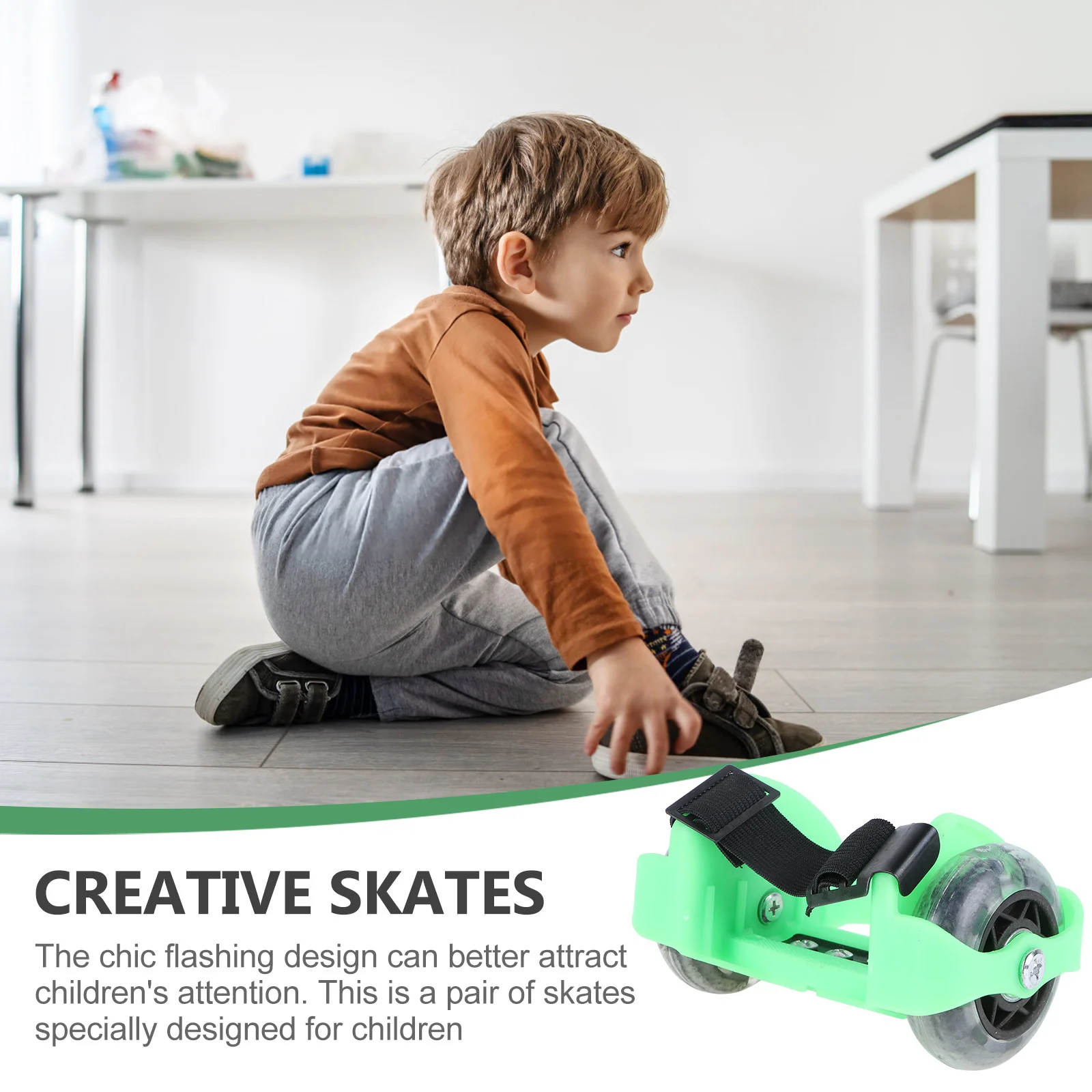

1 Pair For Kids Children Skate Outdoor Roller Shoes Children Outdoor Skates Skates Skate Roller Wheel Heel Sports