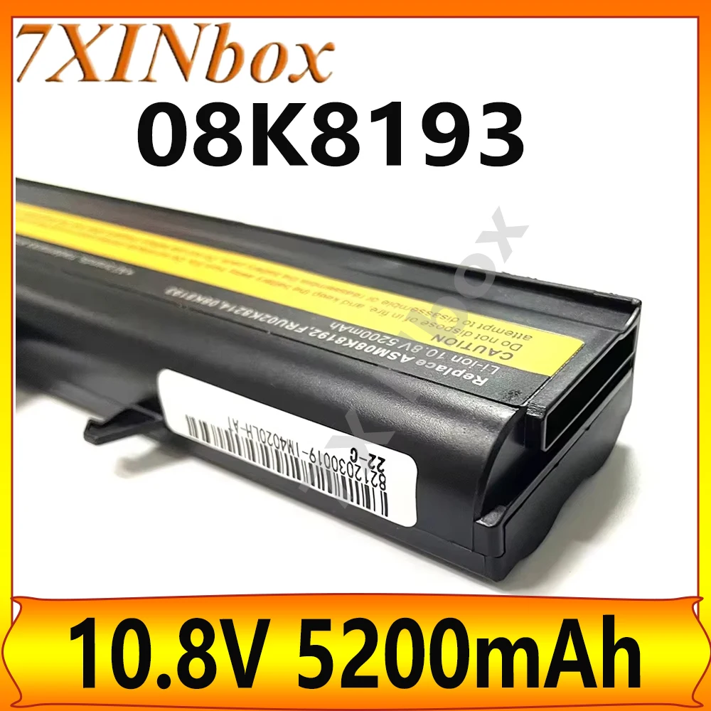 7XINbox 08K8193 ASM08K8192 10.8V 5200mAh Laptop Battery For Lenovo ThinkPad T40 T40P T41 T40P T42 R50 R50E R51 R51E R50P Series