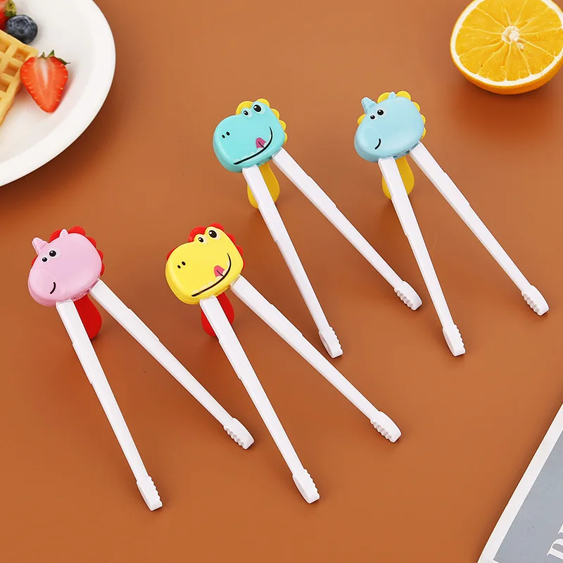 

Infant and Young Children Auxiliary Learning Training Chopsticks Spoon Cute Baby Spoon Tableware Environmental Protection