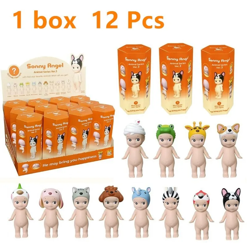 

Коллекционная мини-фигурка Angel Doll, серия животных, версия 1, в слепой коробке, аниме-фигурки, милые куклы, украшения, подарок для фанатов аниме на Рождество и день рождения, игрушка