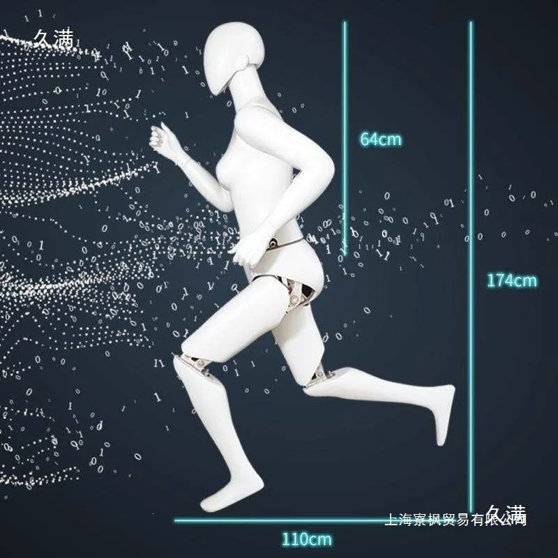 Female model robot model movable joint automatic electric window display props