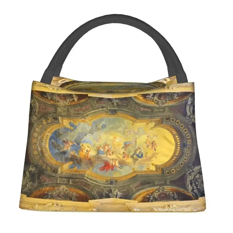 Ceiling Of The Royal Staircase Insulated Lunch Tote Bag for Women Turin  Baroque Resuable Cooler Thermal Bento Box