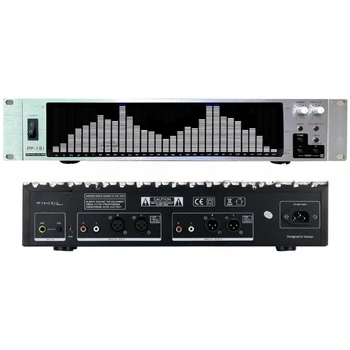 Bds PP-131 rack mount 2u spectrum display equalizer audio level amplifier spectrum analyzer Led stage power supply