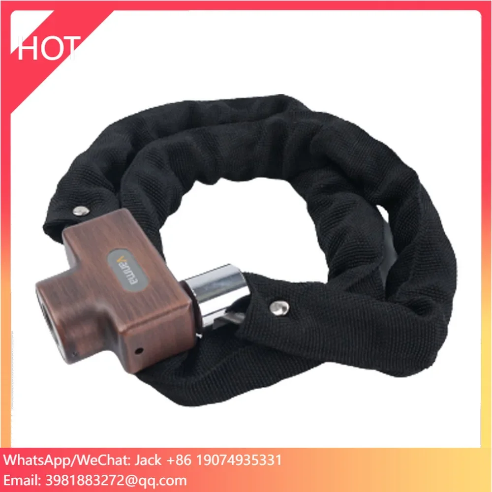 

Smart Safety Lock Access Control Usage Record Report Security Chain Lock For Security Guard Mall Safty House Gates