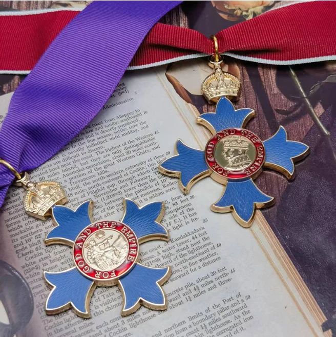 British Order of the British Empire KBE Medal Replica Set, Knight Commander Badge and Star Full Size, Military Collection Souven