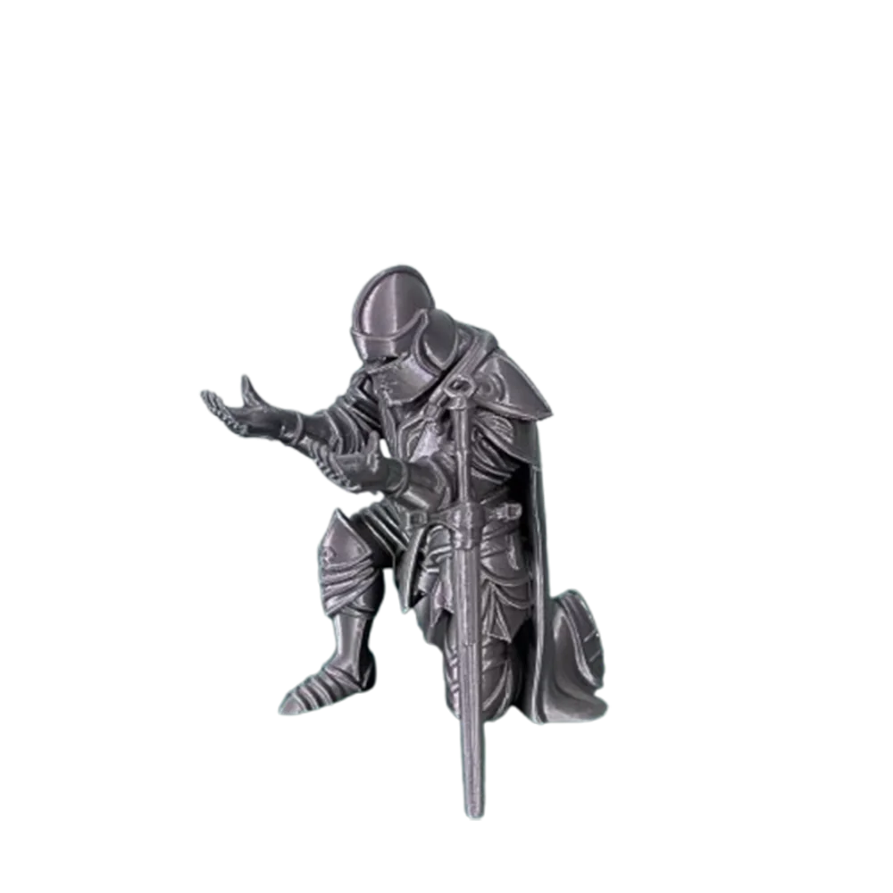 Funny Kneeling Knight Pen Holder Creative Multi-functional 3D Printing Knight Ornaments Decorations Desktop Accessory