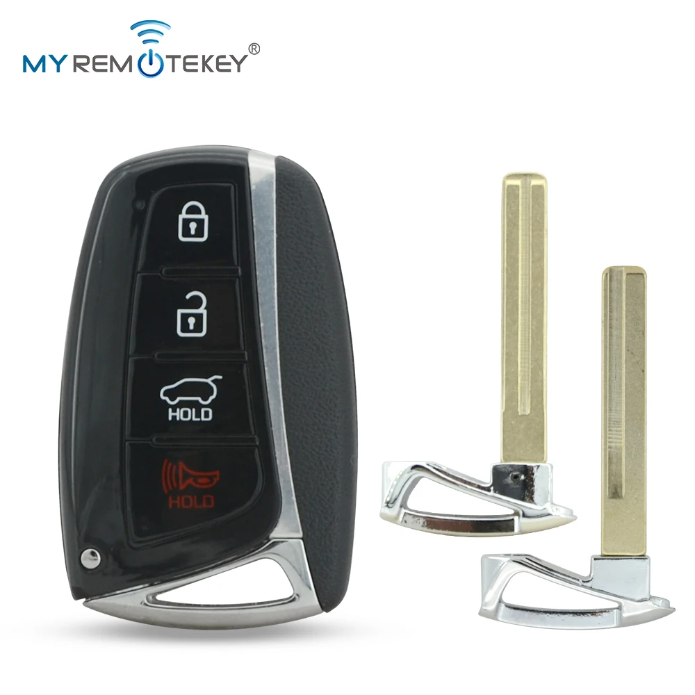 MYREMOTEKEY Smart Key case 4 button for Hyundai Santa Fe 2015-2018 FCC SY5DMFNA04 PN 95440-4Z200