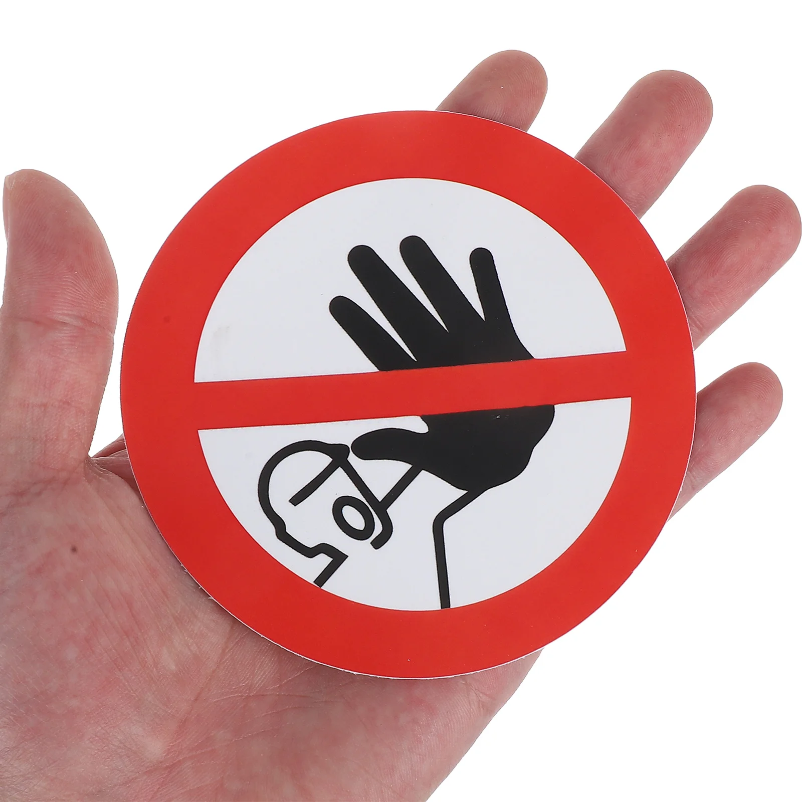 20 Sheet Stickers Logo Do Not Enter Signs Door Touch Entry Caution Halloween Tape Work