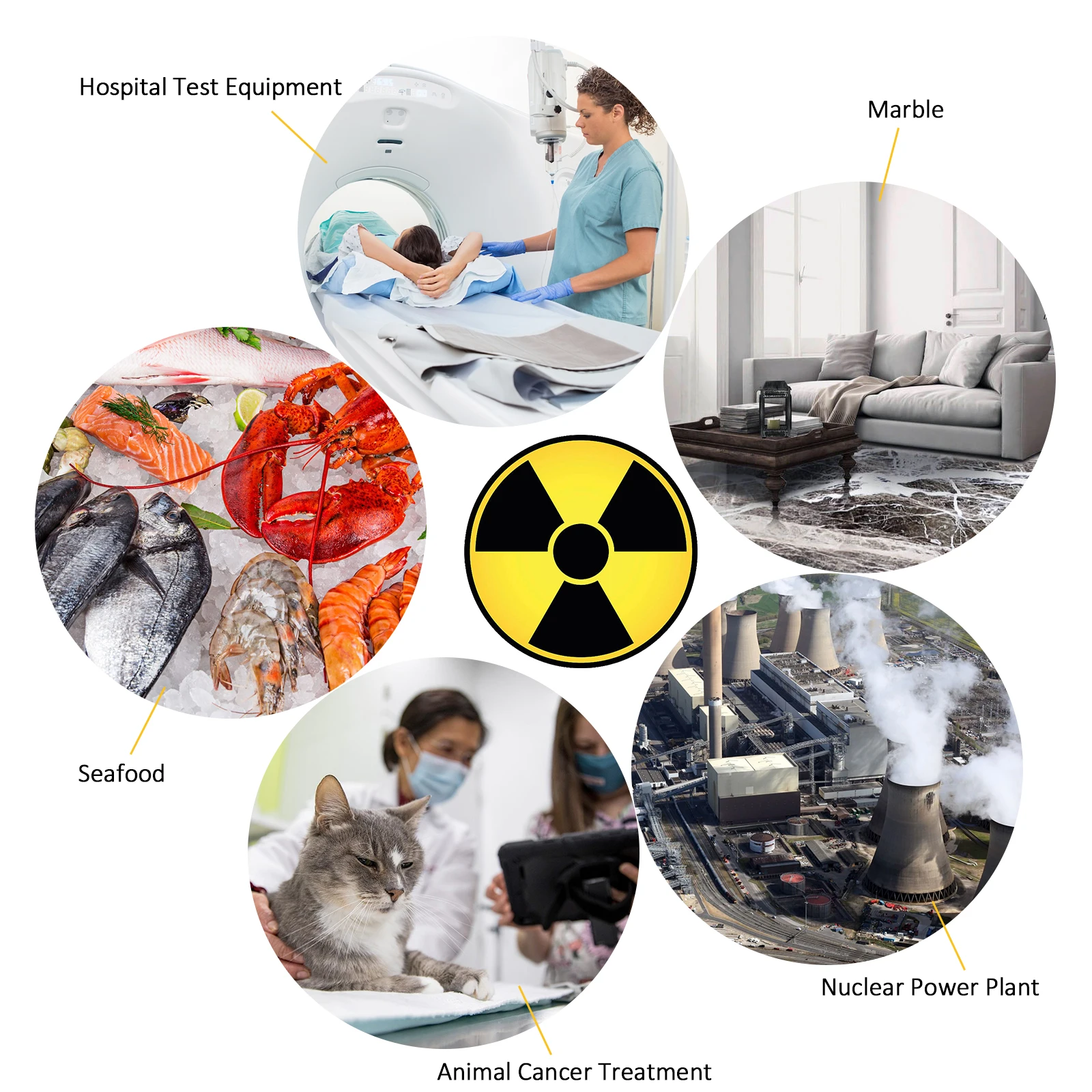 HoldPeak rilevatore di radiazioni nucleari contatore Geiger rilevatore di raggi X a raggi X a raggi X rilevatore di raggi beta Tester di radiazione di marmo dosimetro personale