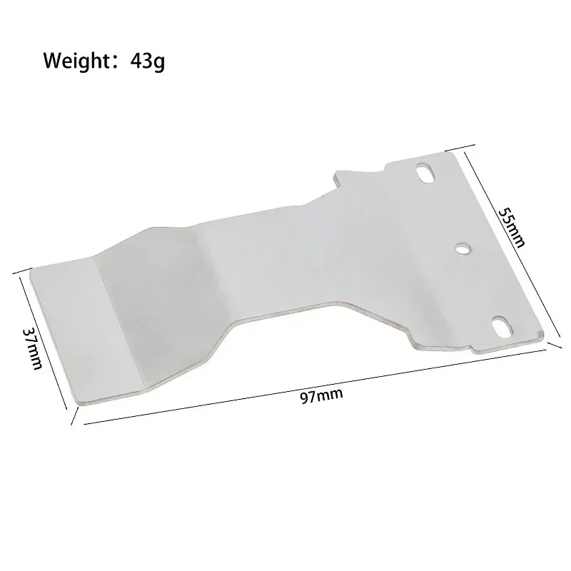 Metal Chassis Armor Guard Protection Skid Plate for Tamiya Sand Scorcher Buggy Champ Wild One 1/10 RC Car  Parts