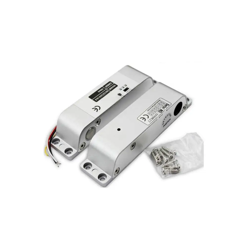 DC12V Fail Safe NC Electric Drop Bolt Lock Access Control Electronic Door Mortise Locks with Time Delay for Gate Entry System