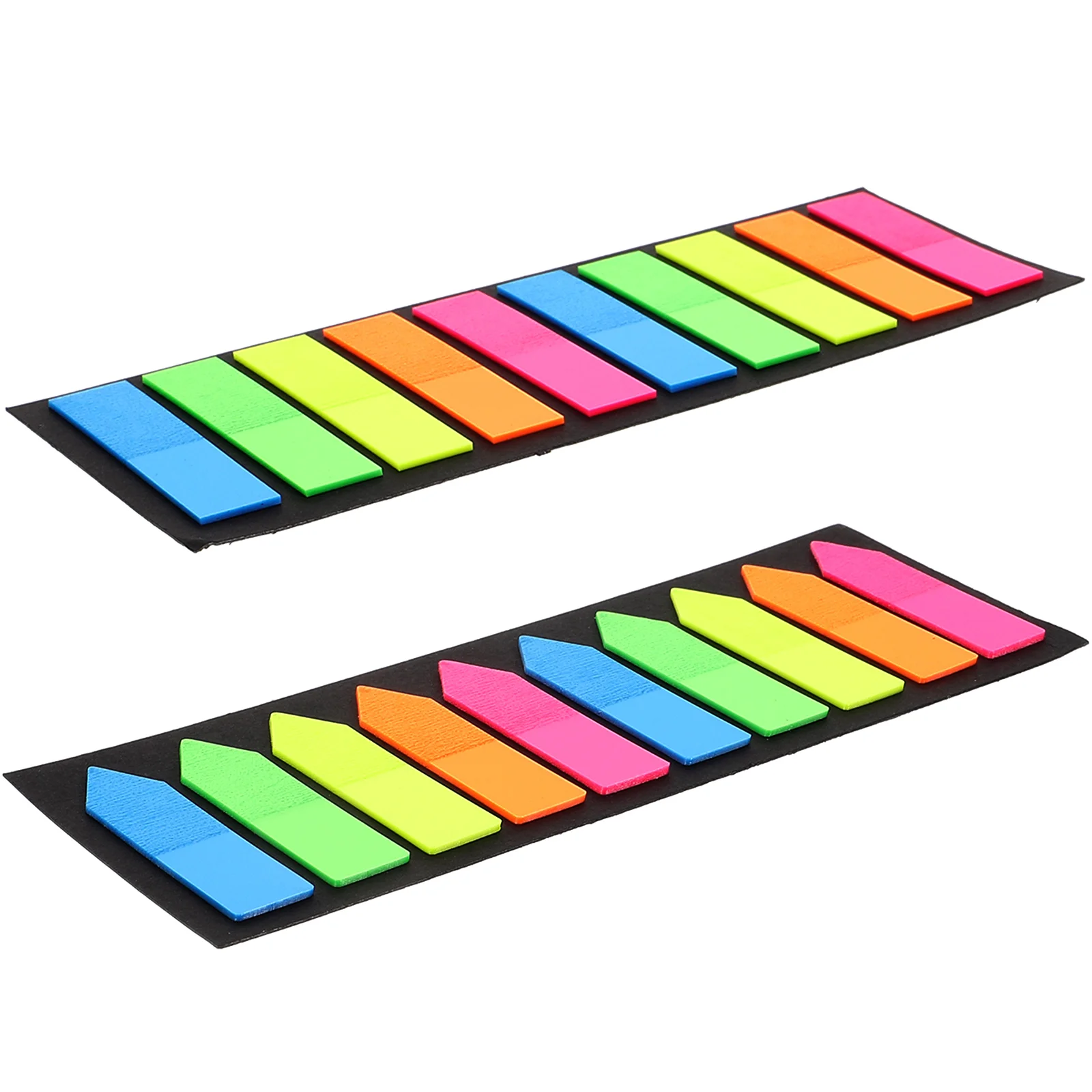 

2 Sets Bright Sticky Book Page Markers Annotating School Office Supplies Writable Index Tabs Fluorescent Tip Stickers Notebook