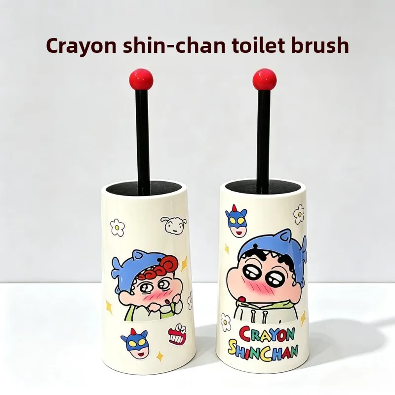 Crayon Shin-chan Cartoon Niedliche Toilettenbürste Haushalt Ohne Tote Winkel Badezimmer Toilettenreinigungswerkzeug Animations-Peripherie Großhandel