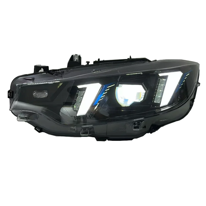 Auto Parts LED Headlight For BMW 4 Series F32 F36 F80 F82 Assembly Snake Eye Style Upgrade Shadow Front Lamp Tri-color DRL