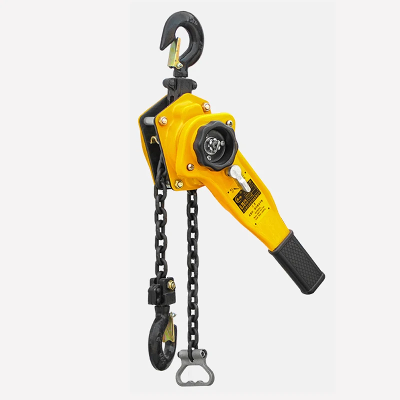 0.75/1T Manual Manganese Steel Hook Wire Manual Traction Hoisting Tool Lever Small Hand Chain Manual traction hoist 3M