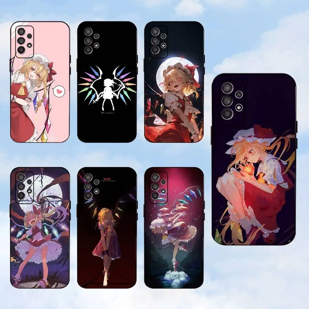

TouHou P-Project Flandre Phone Case For Samsung S25,S24,S23,S22,S21,S20,S10,Ultra,Plus,Lite,FE,Soft Silicone Black Cover
