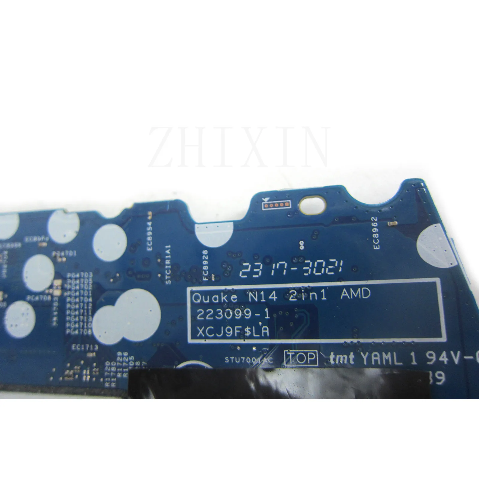 Imagem -02 - Placa-mãe Portátil para Dell Inspiron 14 7435 em com R57530u Cpu 8gb de Ram 2230991 Dj5j8 0dj5j8 Cn0dj5j8 Teste Completo