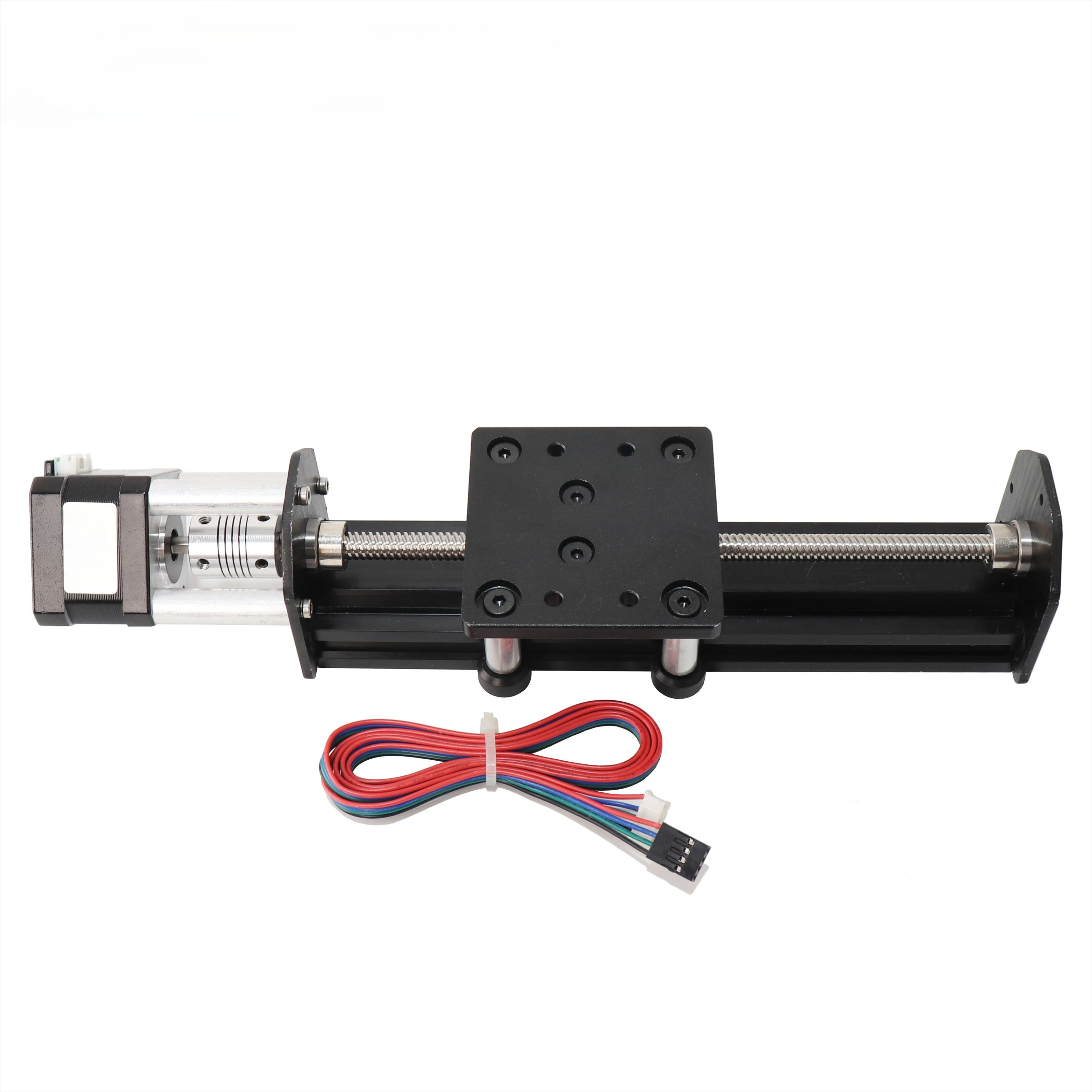 Hpv4 Stepping Motor 200mm Nema17 Motor 12v 3d Printer Parts Linear Motion Guide Cnc Small Stepper Motor Ball Screw
