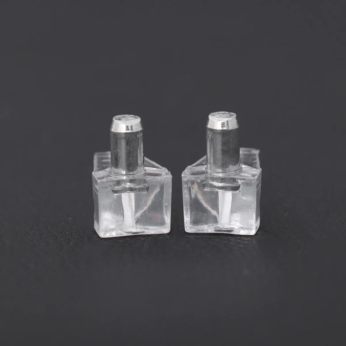

40Pcs Shelf Support Layer Board Heavy Duty Transparent White Plastic Shelf Brackets Pegs for Cabinets Entertainment Centers