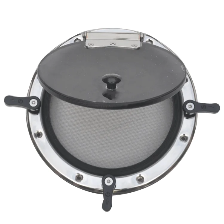 Hot Stainless Steel Square Round Hatch  Marine Yacht Porthole Supports Customization of Various Models and Sizes