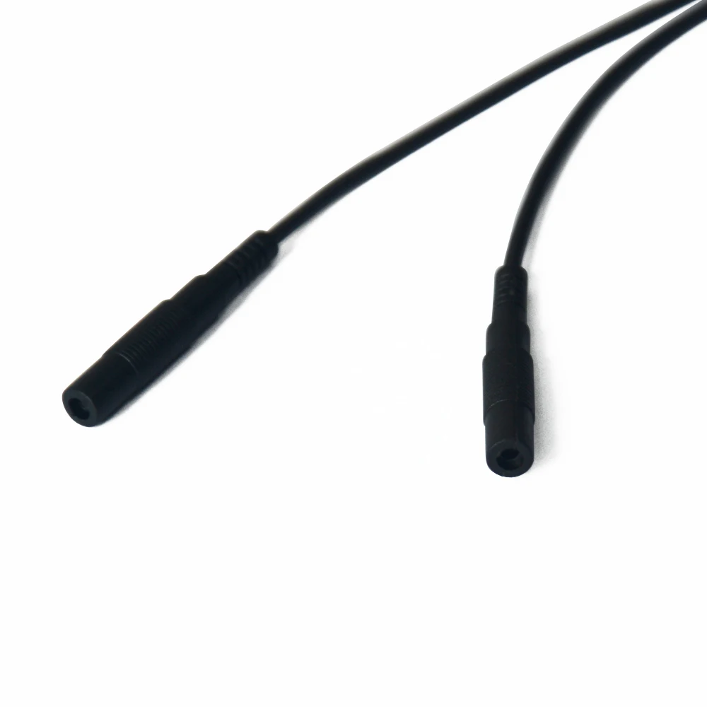 2 sztuk wymiana elektrody dziesiątki przewody przyłączeniowe z 4 sztuk Adapter krótkie kable używać do dziesiątki jednostek