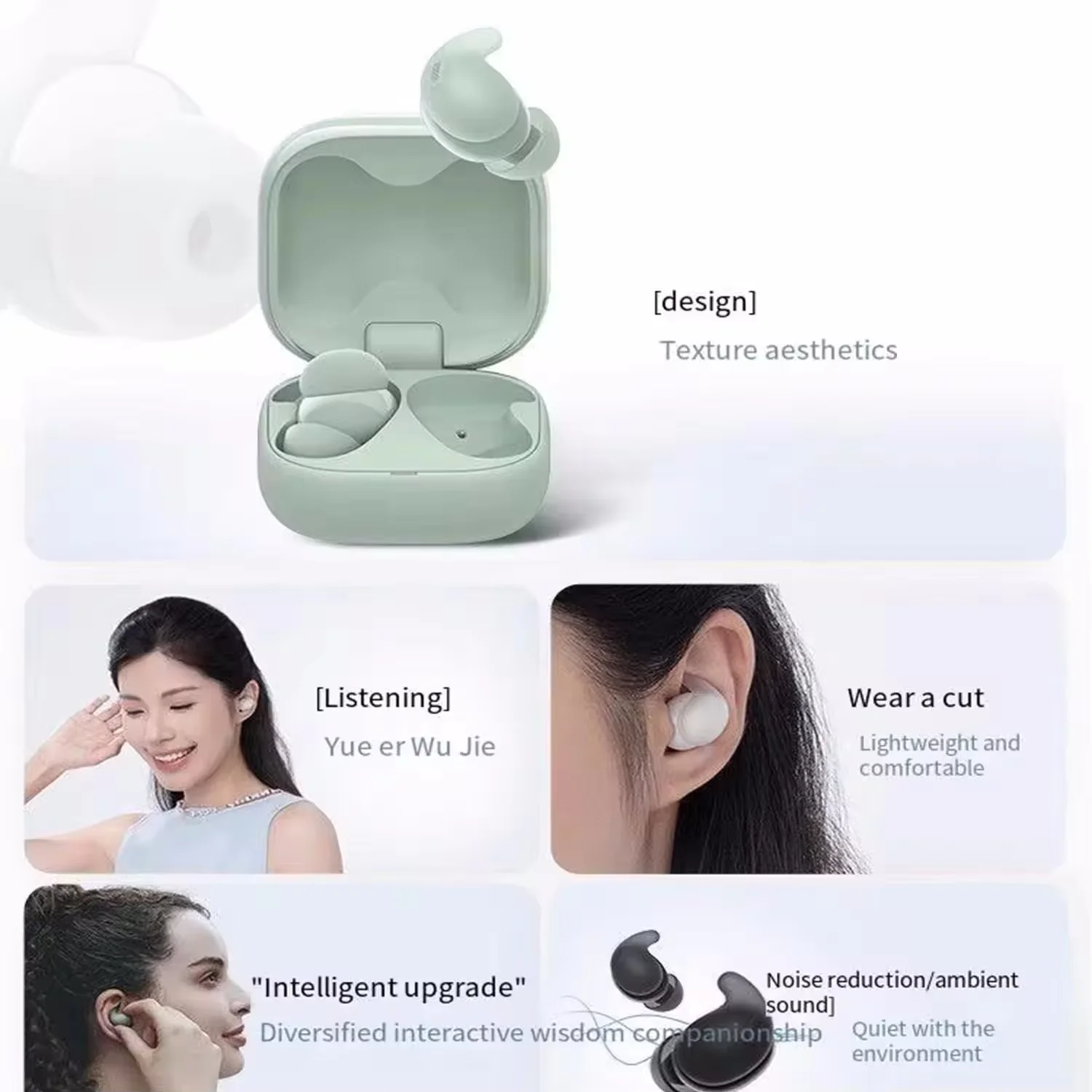 For Sony LinkBuds Fit Noise Reduction Wireless Headphones Noise Reduction In Ear Immersive HIFI Sound Headset for Android iPhone