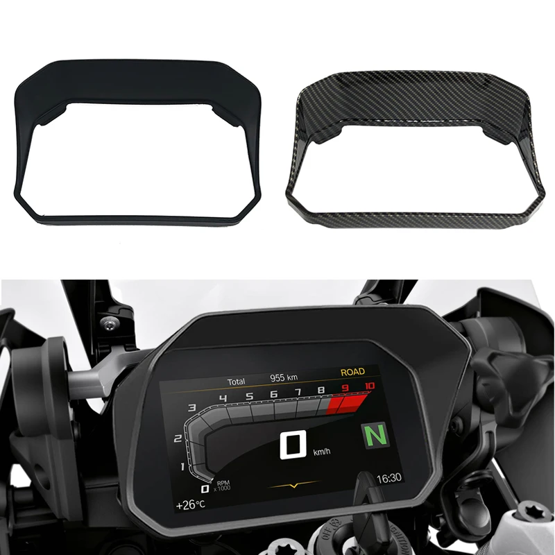 Carbon Speedometer Housing Instrument Sun Visor Cover Fit For BMW R1200GS R1250GS LC ADV R 1200 1250 GS F750GS F850GS Adventure