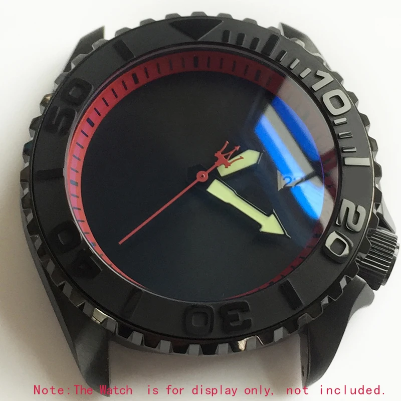SKX007 SRPD مزدوج القبة الياقوت الكريستال صعدت ساعة الزجاج استبدال SRPD59K1 SRPD69K1 SRPD75K1 SRPD79K1 أجزاء وزارة الدفاع