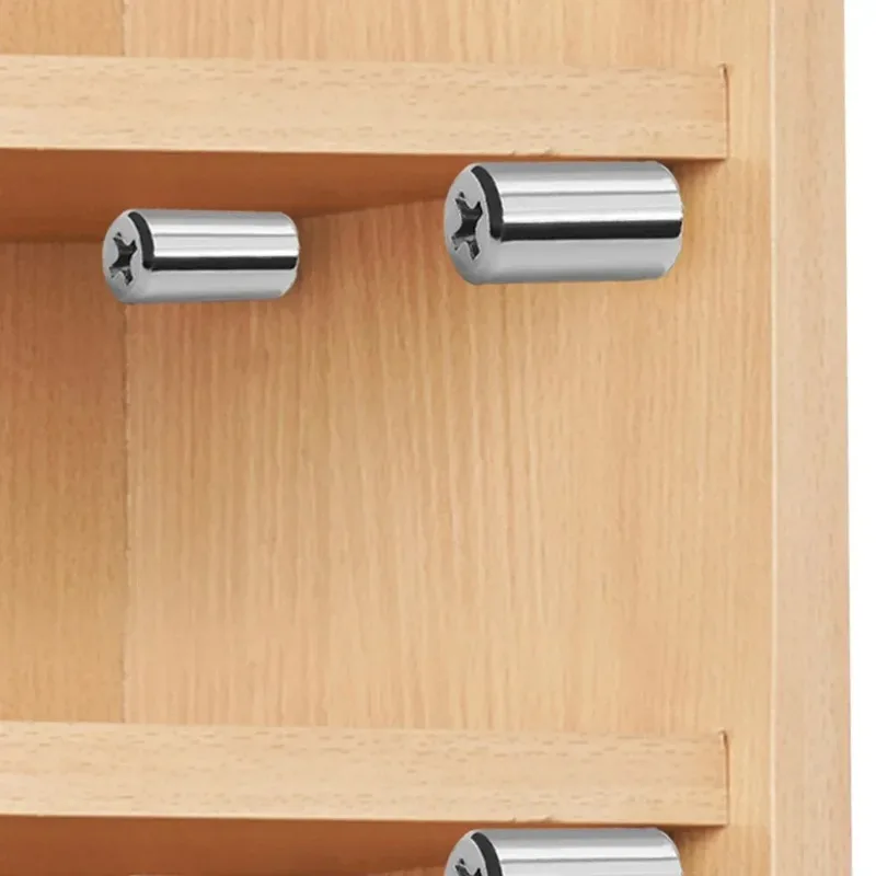 Wholesale Layer Plate Holder Screw Self Tapping Fixed Screws Support Pegs with Non-Slip Rubber Sleeves Wardrobe Cabinet Fastener