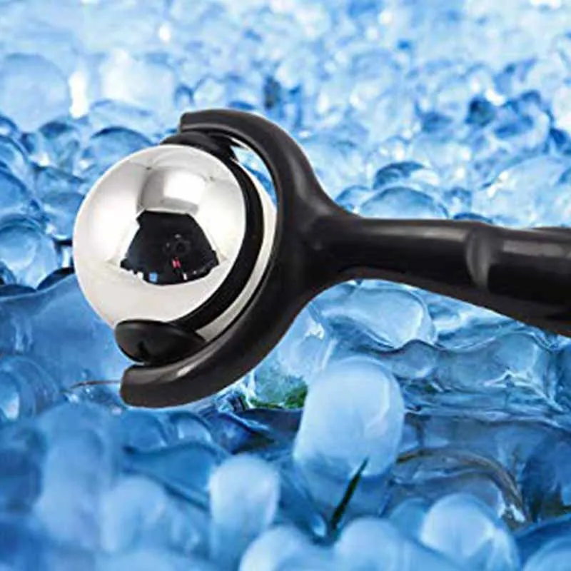 

Stainless Steel Handheld Massage Ball Portable Muscle Relaxing Massage Roller for Ice Therapy Fitness Sports Body Relief