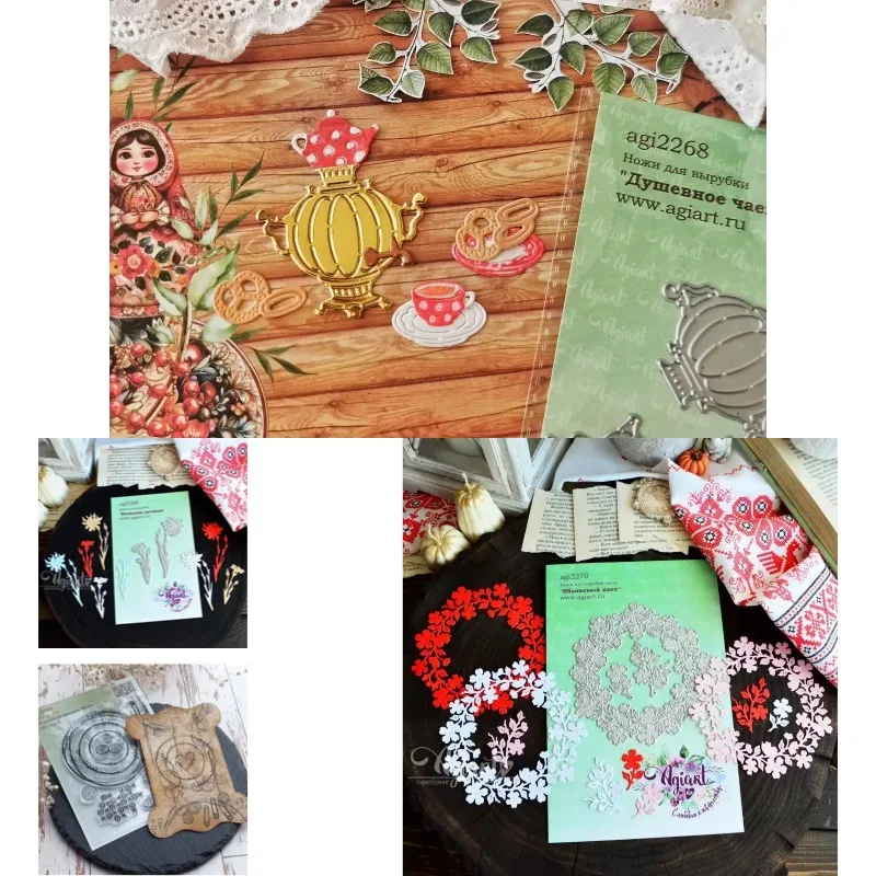 Traces Rose flower Sepal Leaf Rose hip Branches Stamps And Dies New Arrival 2026 Scrapbook Diary Decoration Stencil Embossing
