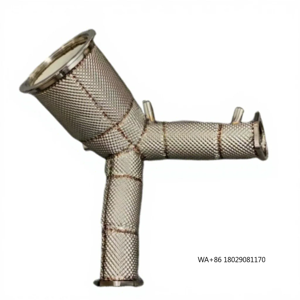 

High performance Stainless Steel Heat Shield Catted Exhaust Downpipe for Sq5 V6T 3.0T (Ea839) 2018+ Exhaust Pipes