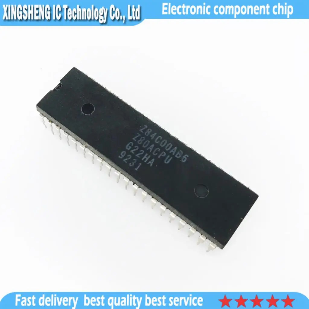 2pcs/lot Z84C00AB6 DIP-40 Z80A CPU DIP  In Stock