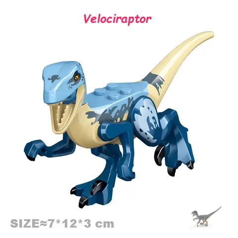 Jurassic Dinosaurs World Velociraptor Triceratops Indominus T-Rex Modell Byggstenar Montera Pedagogiska Leksaker För Barn Gåvor 10 best sales bröllopsgodisar - №6