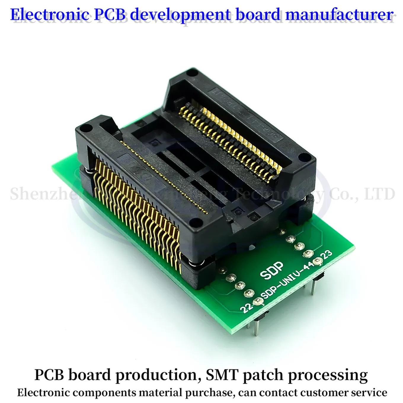 PSOP44 - DIP44/SOP44/SOIC44/SA638-B006 IC test socket adapter SDP-UNV-44PSOP