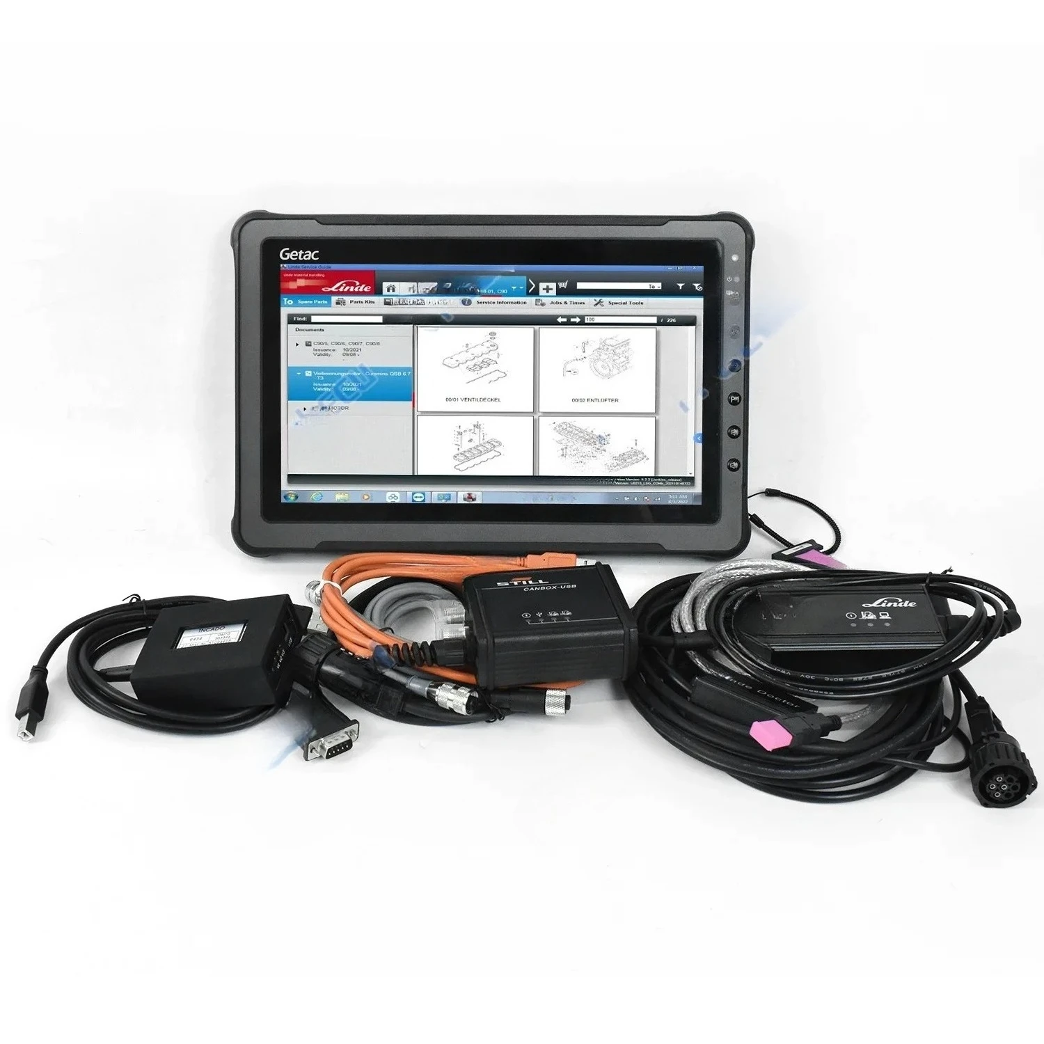 Diagnostic Kit for Judit Incado JUDIT4  Jung hei nrich Still scanner tool for Li nde ca nb ox doctor F110 Tablet forklift