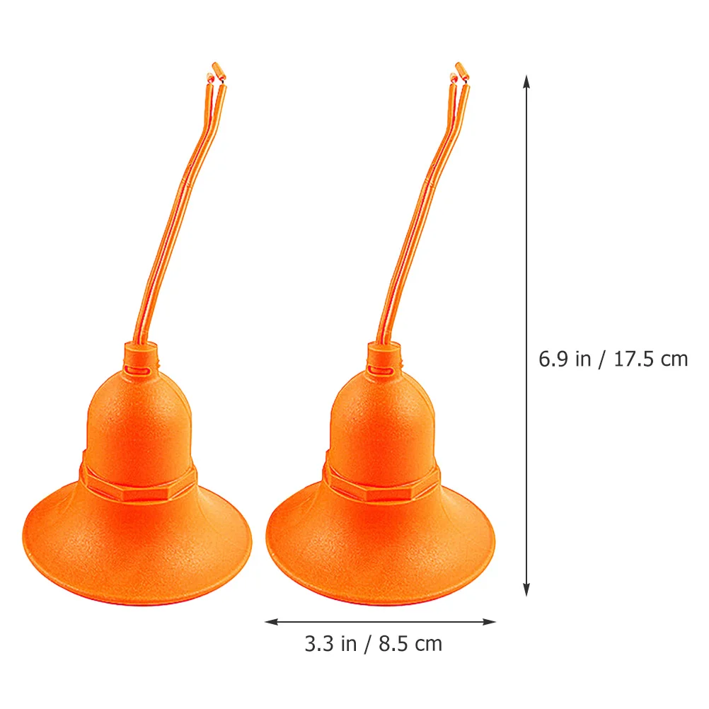 

2Pcs Outdoor Waterproof E27 Light Socket Explosion Proof Lamp Bulb Holder Socket Replacement Kit Lamp Parts Light Bulb Holder