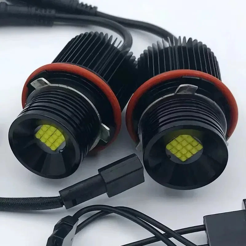 

Hot Sale 2pcs Canbus White Angle Eyes LED Marker HALO Ring Light Bulb for E39 E53 E60 E61 X5 X3 E87 Super Bright Led Sa