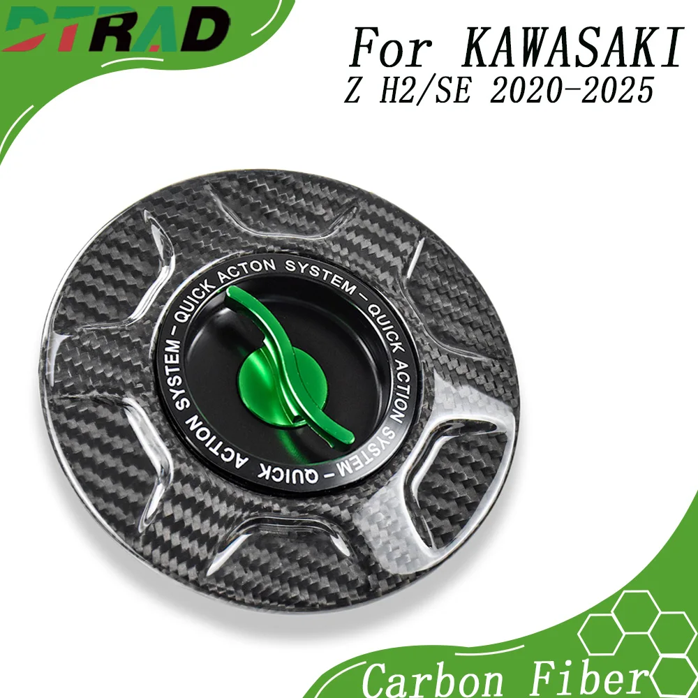 Z H2/SE 2020-2025 Quick Release Fuel Tank Cap For KAWASAKI Z650/Z900/Z400 KLX230/ R With Key Plug Quick Lock Petrol Tank Cover