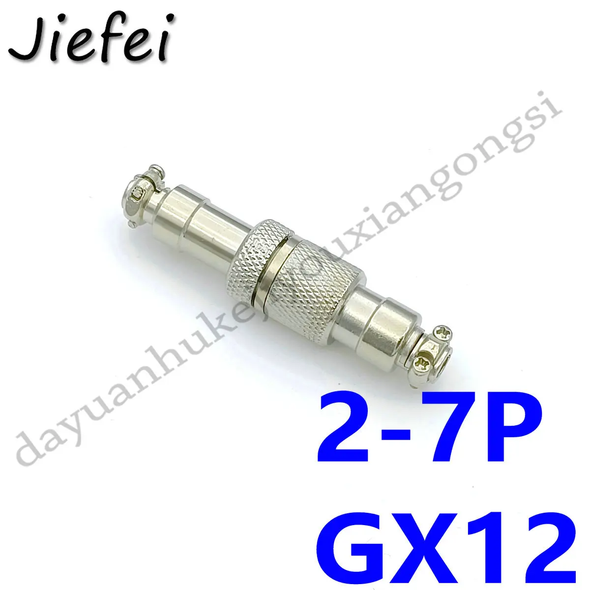 100Pcs GX12 2 3 4 5 6 7 Pin 12mm Aviation Male Plug + Female Plug Connector Screw Thread Mayitr Electrical Supplies 300V 5A