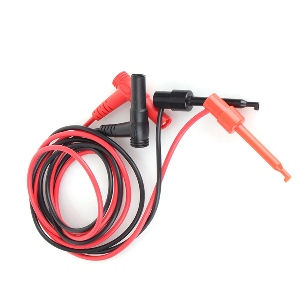 Test Hook Clip Removable Banana Plugs Test Wire Lead Multi-Purpose Testing Lead Kit Test Hook Cable Multimeter Accessories