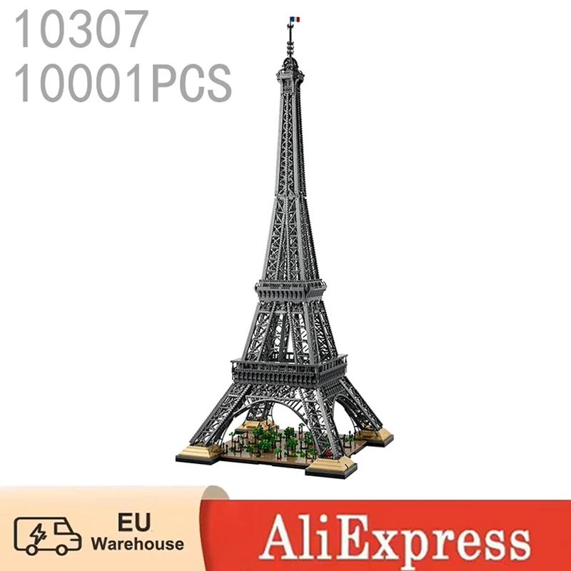 10001 pièces grande tour Architecture modèle blocs de construction brique jouets adultes noël anniversaire cadeau Compatible avec l'ensemble 10307