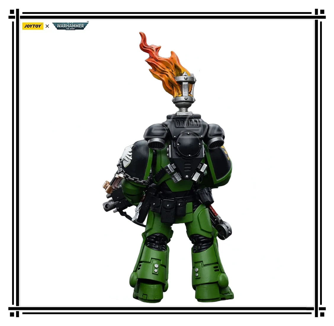 متوفر في المخزون الأصلي JOYTOY Warhammer 40K SalamandersIntercessorsSergeant Tsek'gan 1/18 عمل نموذج لجسم دمى هدايا #1