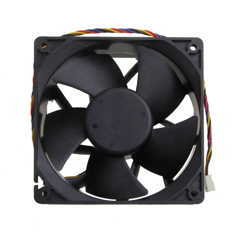 Y1UB DBPJ1238B2G CPU Cooling Fan 12x12x3.8cm 4 Pin 4 Wire PWM Temp Control Server 7200RPM Powerful Cooler with Ball Bearing