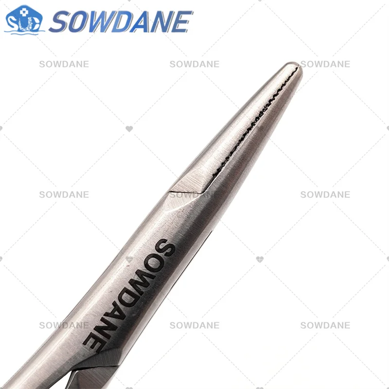 Serrated tip Dental Orthodontic Mathieu Needle Holder Plier 14cm Short Type Medium Width Beak Instrument Dental Surgical Tool