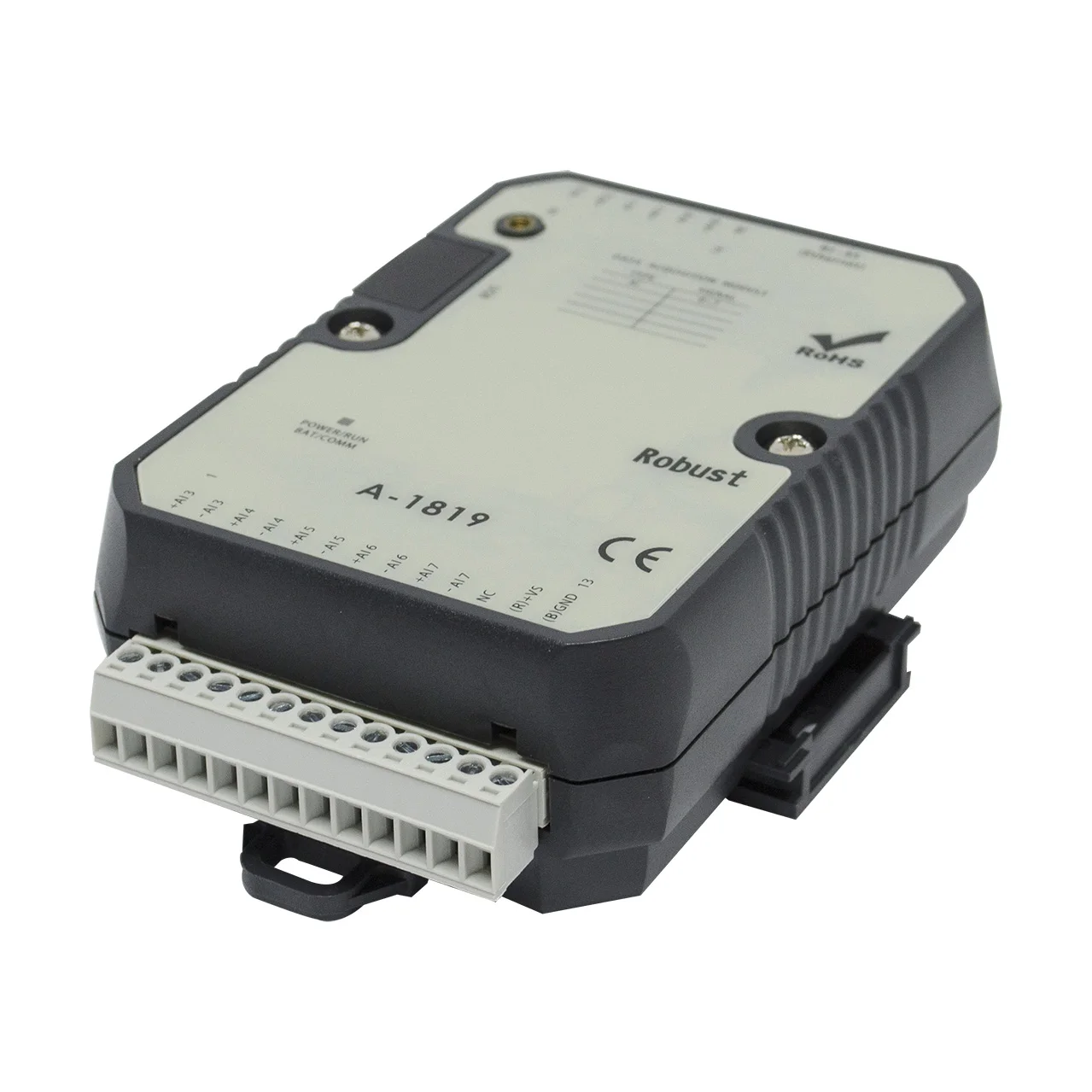 20262026 Modbus TCP IO Module Ethernet Analog Module with 8AI(0/4-20mA) DIN Rail Mount for Industrial Automation (A-1819)